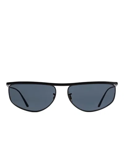 Khaite Pilot-frame Sunglasses In Black