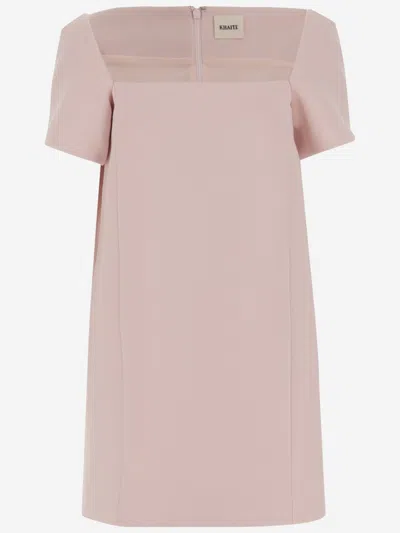 Khaite Pink Benji Dress