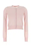 Khaite Pink Cashmere Lilou Cardigan In Blush
