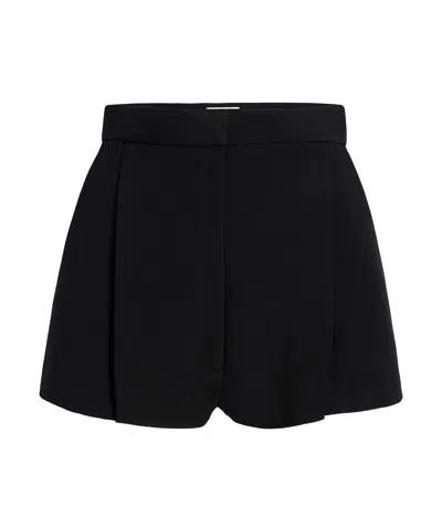 Khaite Pleat-detail Tailored Shorts In Black