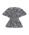 Khaite Pleated Blouse In Black