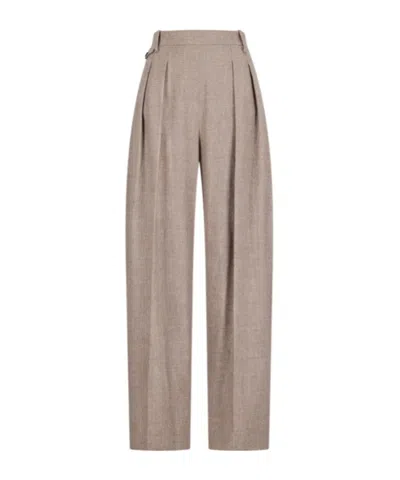 Khaite Pleated Casual Pants In Multi