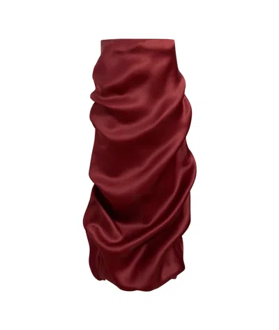 KHAITE KHAITE OLULA SATIN SKIRT