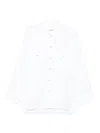 Khaite Long Sleeve Shirt In White