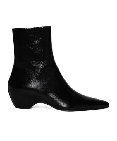 KHAITE POINTED ANKLE BOOTS