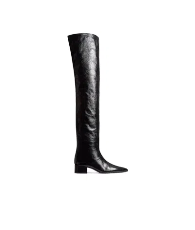 Khaite Pointed Boots In Black