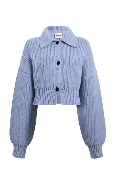 Khaite Pome Ribbed Cashmere Cardigan