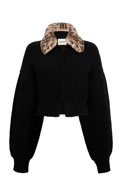 Khaite Pomero Cropped Cashmere Cardigan