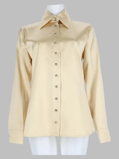 Khaite Powder Crepe V-neck Blouse