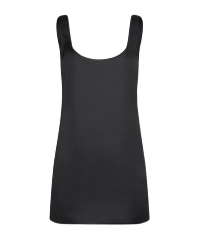 Khaite Pranta Silk Satin Mini Dress