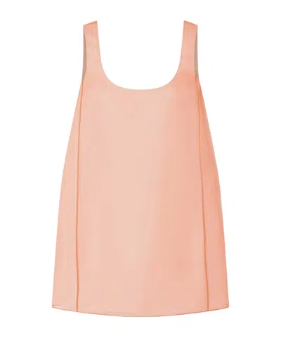 Khaite Pranta Silk-organza Mini Dress In Pink