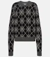 Khaite Pratt Oversize Argyle Plaid Cashmere Sweater In Multi