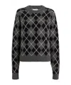 Khaite Pratt Oversize Argyle Plaid Cashmere Sweater In Multi