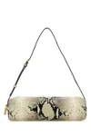 Khaite Kye Micro Snake-effect Leather Shoulder Bag In Neutral
