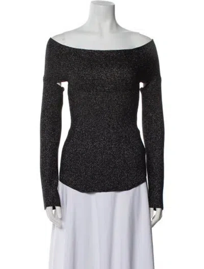 Pre-owned Khaite Printed Off-the-shoulder Top W/ Tags In Multi