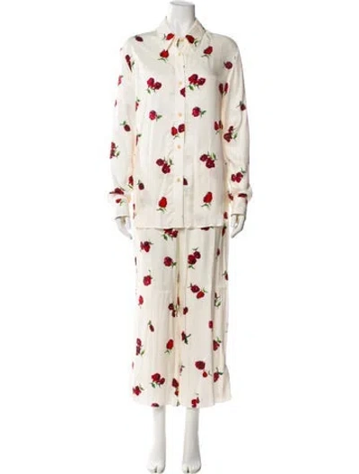 Pre-owned Khaite Printed Pant Set In Neutral