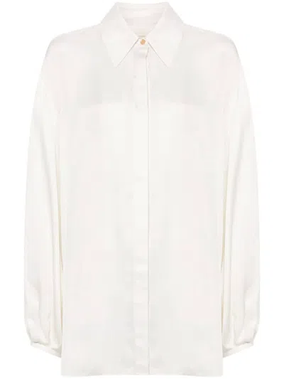 KHAITE PUFF SLEEVED SHIRT