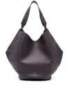 Khaite Lotus Medium Pebbled Leather Tote Bag In Red