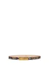 Khaite Python-embossed Leather Belt In Brown
