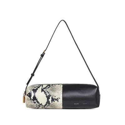 KHAITE PYTHON-PRINT ADJUSTABLE SHOULDER BAG