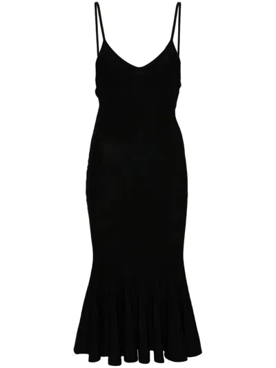 Khaite Queen Dress In Black