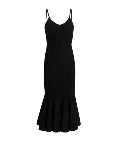 KHAITE KHAITE QUEEN V-NECK MIDI DRESS