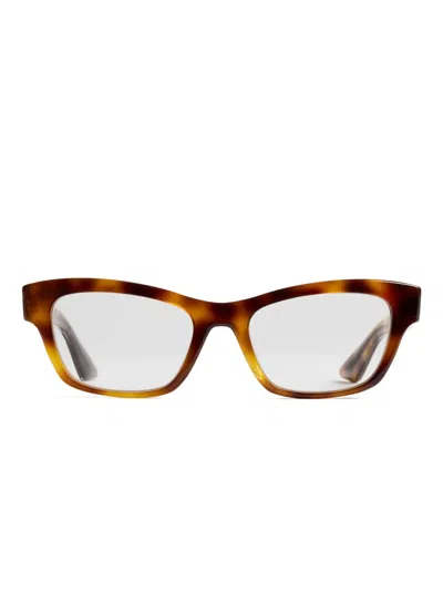 Khaite Rectangle Frame Glasses In Multi