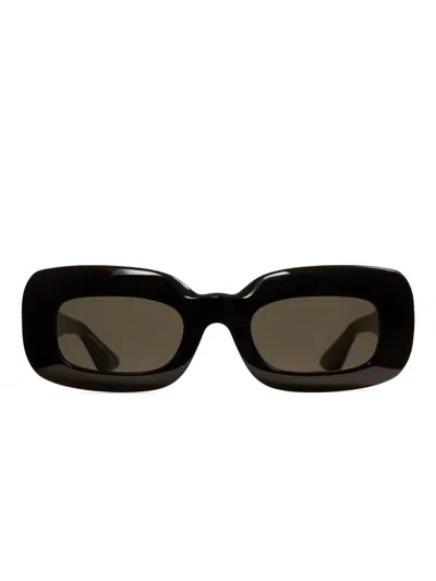 Khaite Rectangle-frame Sunglasses In Black