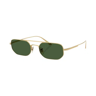Pre-owned Khaite Rectangular Sunglasses 'gold' | Women's Size Onesize