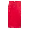 Khaite Lucian Pleated Silk Organza Maxi Skirt