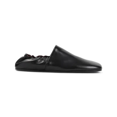 KHAITE KHAITE REFINED BLACK GOAT LEATHER BALLERINAS