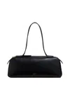 Khaite Hold All String Small Square Bauletto Shoulder Bag Shoulder Bags Black In Black