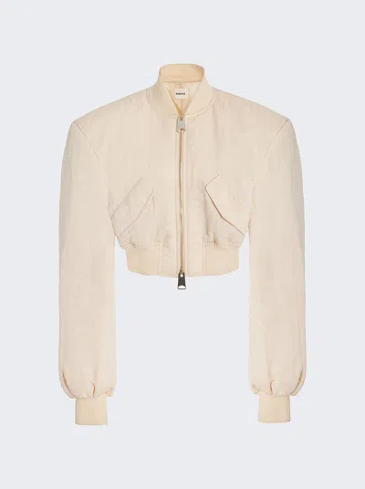 Khaite Reggie Jacket In Beige