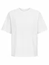 Khaite White Solid Crew Neck T-shirt In White
