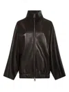Khaite High-collar Zip-front Jacket