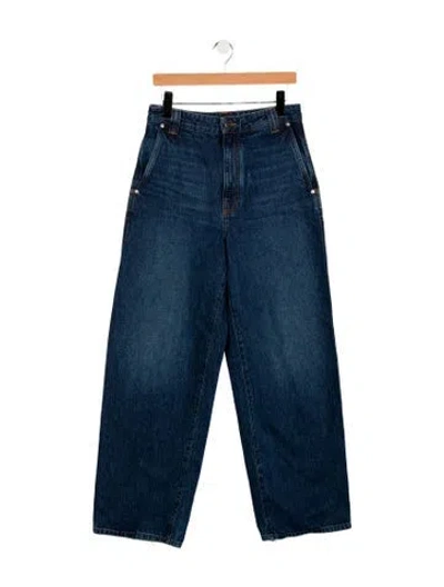Pre-owned Khaite Relaxed Fit Jeans In Blue