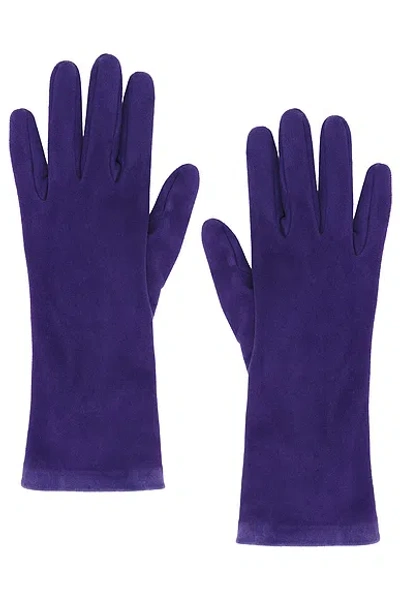 Khaite Remo Mid Gloves In Raven