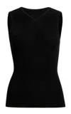 Khaite Renato Cotton Top In Black