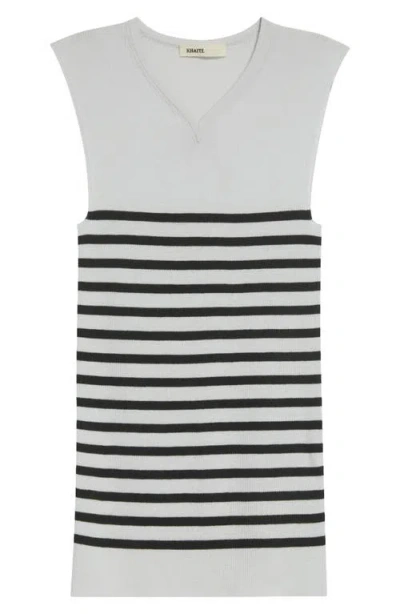 Khaite Renato Rib Merino Wool Blend Sleeveless Sweater
