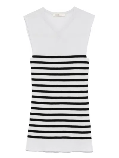 KHAITE RENATO TOP - WOMEN'S - WOOL/POLYURETHANE/POLYAMIDE