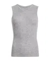 Khaite Renato Rib Merino Wool Blend Sleeveless Sweater