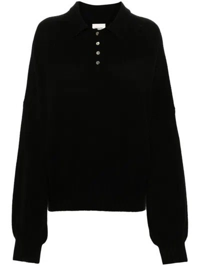 KHAITE RENE CASHMERE BLEND POLO JUMPER