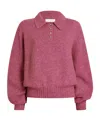 Khaite Rene Cashmere Sweater In Amaranth