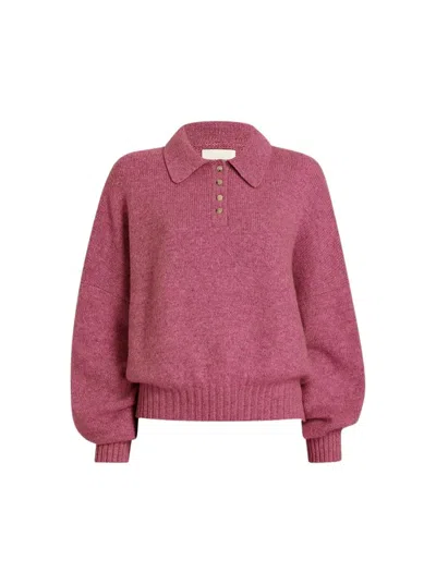 Khaite Rene Jumper Amaranth In Pink