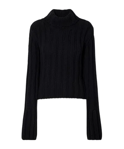 Khaite Kelly Ribbed Cashmere Sweater In Pink