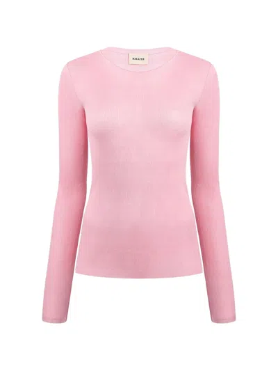 Khaite Ribbed-knit Long-sleeve Top