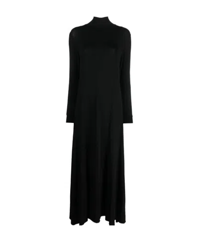 Khaite Richie Medium Length Dress In Black