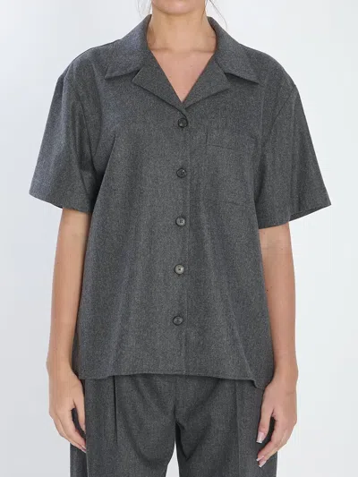 Khaite Riordan Shirt In Gray