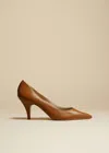 Khaite Women's River 75mm Leather Pumps In Pink