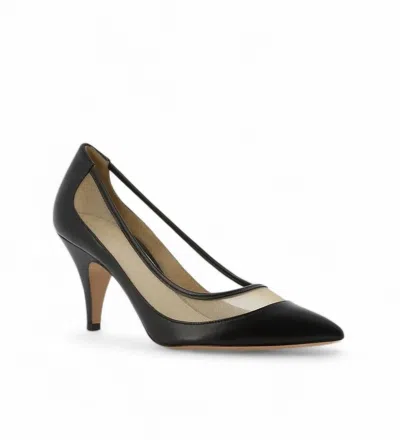 Khaite 75mm River Pony Hair Pumps In Black